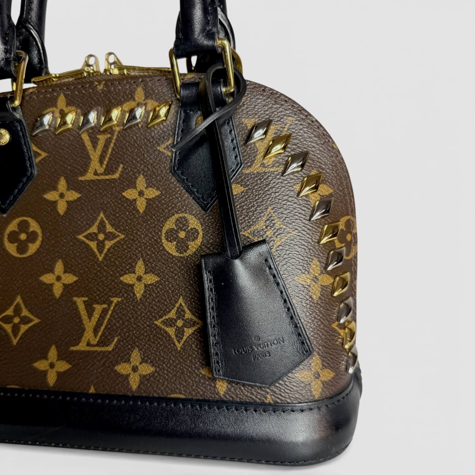 Louis Vuitton Studded Alma BB Limited Edition