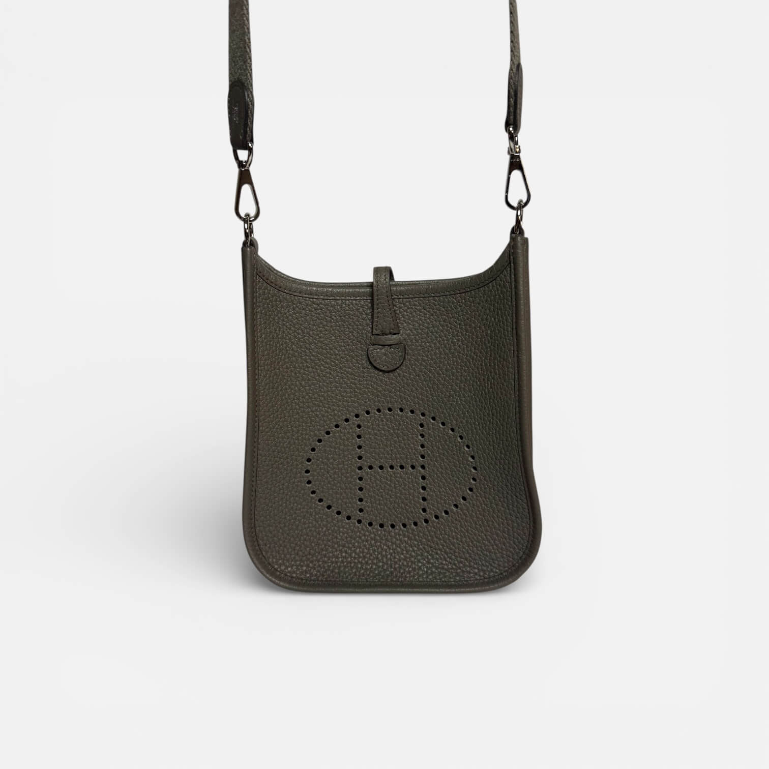 Hermès Evelyne 16 Gris Etain Clemence PHW